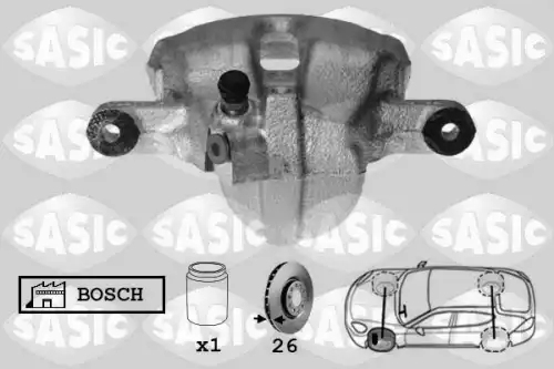 Суппорт тормозной SASIC 6500054