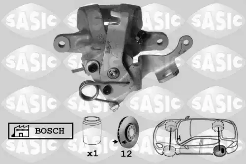 Суппорт тормозной SASIC 6500068