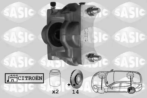 Суппорт тормозной SASIC 6500072