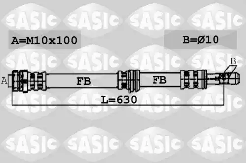 BRAKE HOSE 6600058 SASIC