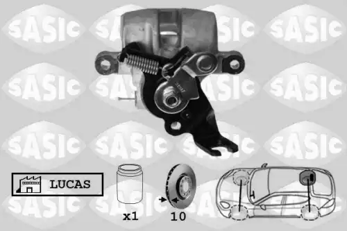 Суппорт тормозной SASIC 6506149