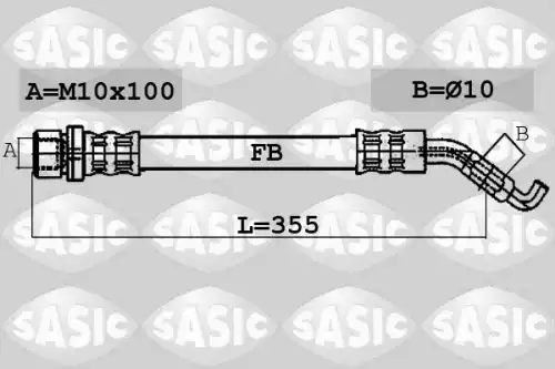 Тормозной шланг 6606172 SASIC