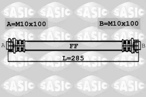 Тормозной шланг 6606210 SASIC