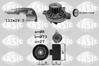 ремень ГРМ VW 3906050 SASIC