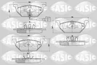 Тормозные колодки дисковые SASIC 6216002