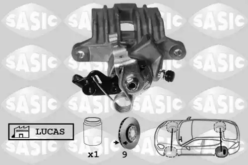 Суппорт тормозной SASIC 6506122