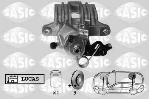 Суппорт тормозной SASIC 6506123