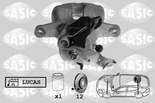 Суппорт тормозной SASIC 6506125