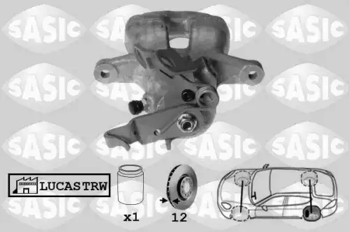 Суппорт тормозной SASIC 6506192
