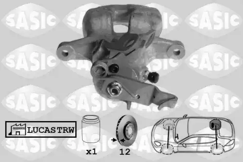 Суппорт тормозной SASIC 6506193
