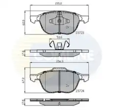 Тормозные колодки дисковые COMLINE CBP01323
