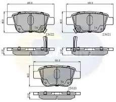 Тормозные колодки дисковые COMLINE CBP31141