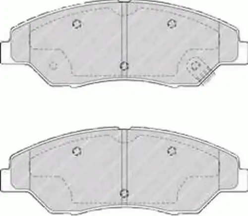 Тормозные колодки дисковые FERODO FDB1536