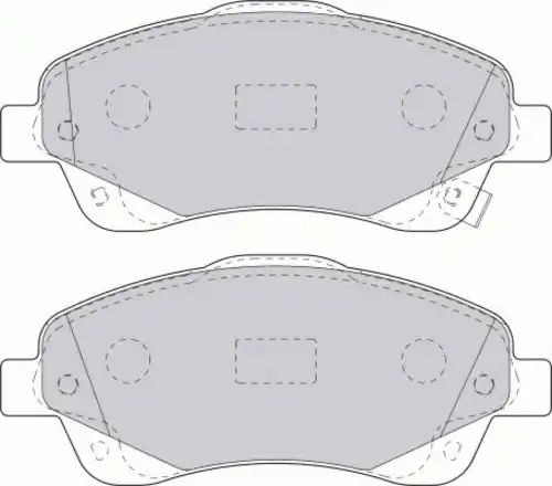 Тормозные колодки дисковые FERODO FSL1648