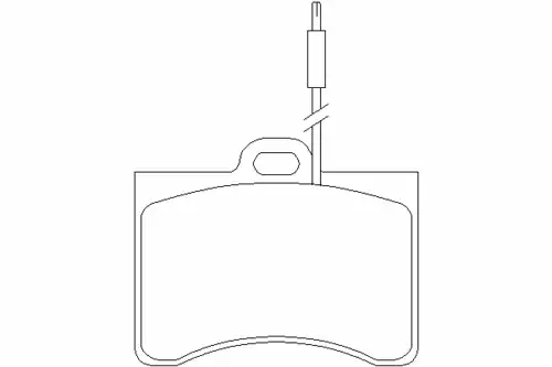 колодки дисковые торм. перед. Citr MDB1101 MINTEX