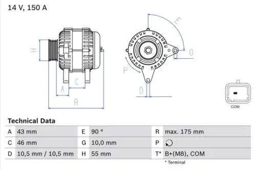 деталь 0 986 082 240 BOSCH