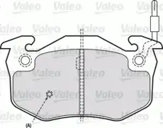 Тормозные колодки дисковые VALEO 598396