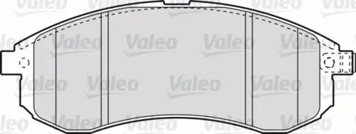 Тормозные колодки дисковые VALEO 598855
