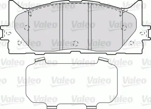 Тормозные колодки дисковые VALEO 598890