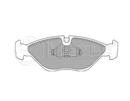 Тормозные колодки дисковые передняя ось MEYLE 025 211 5419