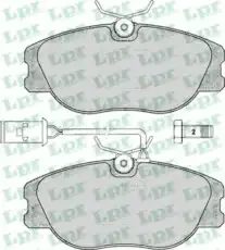 Тормозные колодки дисковые LPR 05P032