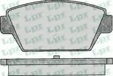 Тормозные колодки дисковые LPR 05P044