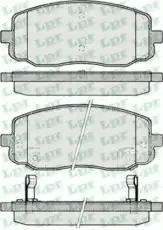 Тормозные колодки дисковые LPR 05P1220