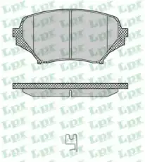 Комплект тормозных колодок, диско 05P1378 LPR