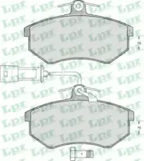 Тормозные колодки дисковые LPR 05P221