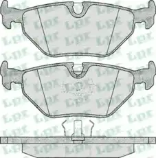 Тормозные колодки дисковые LPR 05P297