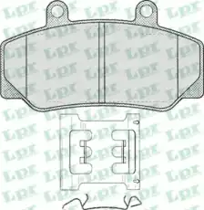 Тормозные колодки дисковые LPR 05P318