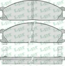 Тормозные колодки дисковые LPR 05P378