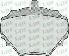 Тормозные колодки дисковые LPR 05P392