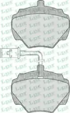Тормозные колодки дисковые LPR 05P431