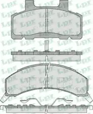 Тормозные колодки дисковые LPR 05P460