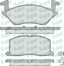 Тормозные колодки дисковые LPR 05P560