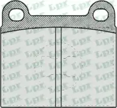 Тормозные колодки дисковые LPR 05P659