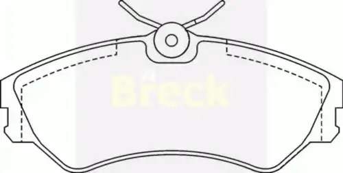 Тормозные колодки дисковые передняя ось BRECK 20124 00 701 00