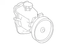 Power Steering Pump ! \12>18 MB E 400 3.0L V6 006 466 64 01 80