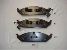Тормозные колодки дисковые ASHIKA 50-00-093