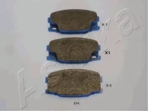Тормозные колодки дисковые передняя ось ASHIKA 50-05-514