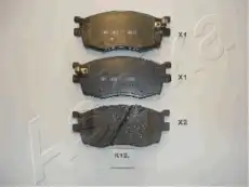 Тормозные колодки дисковые ASHIKA 50-0K-K12