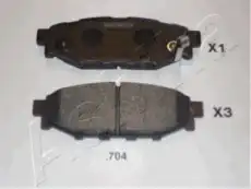 Тормозные колодки дисковые ASHIKA 51-07-704