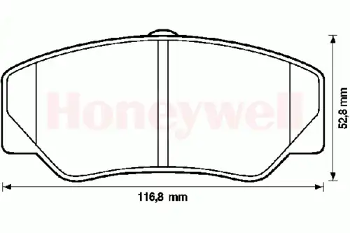 колодки дисковые торм. перед. Ford 571336S STOP