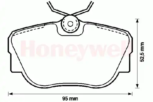 колодки дисковые торм. перед. BMW 571352S STOP