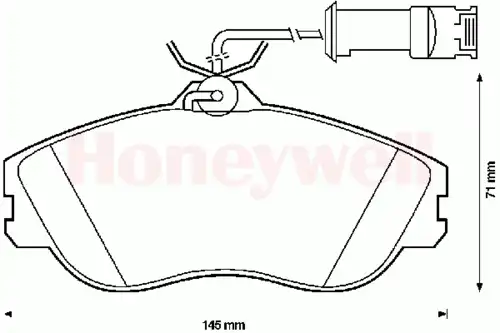 колодки дисковые торм. перед. Audi 571402S STOP