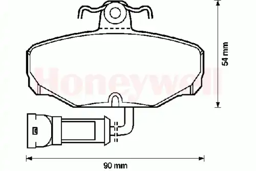 колодки дисковые торм. задн. Ford 571408S STOP
