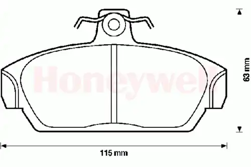 колодки дисковые торм. перед. Rov 571436S STOP
