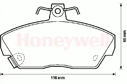 колодки дисковые торм. перед. Rov 571437S STOP