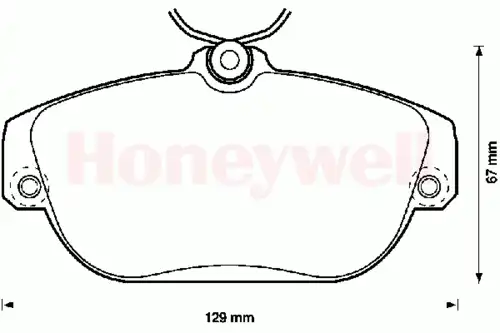 колодки дисковые торм. перед. Volv 571456S STOP